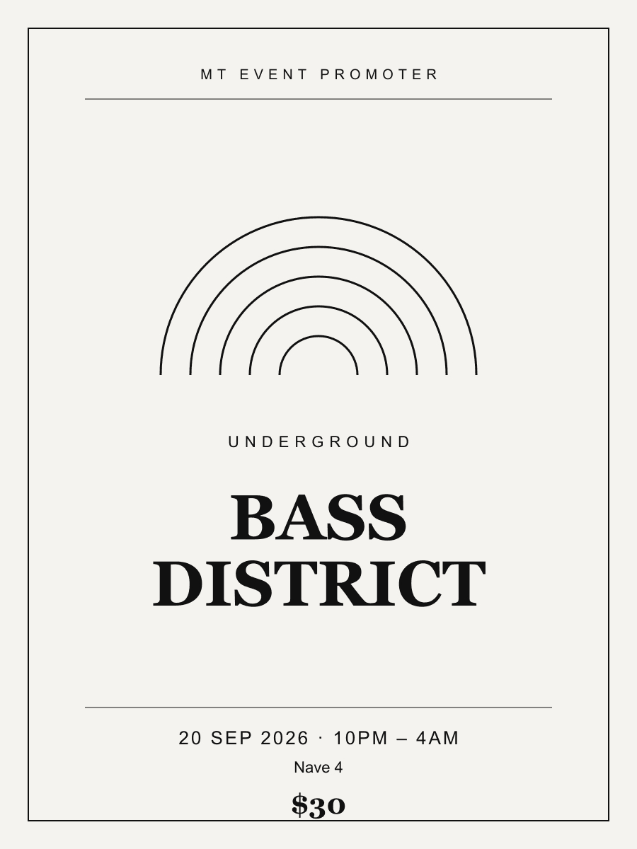 Flyer — Bass District