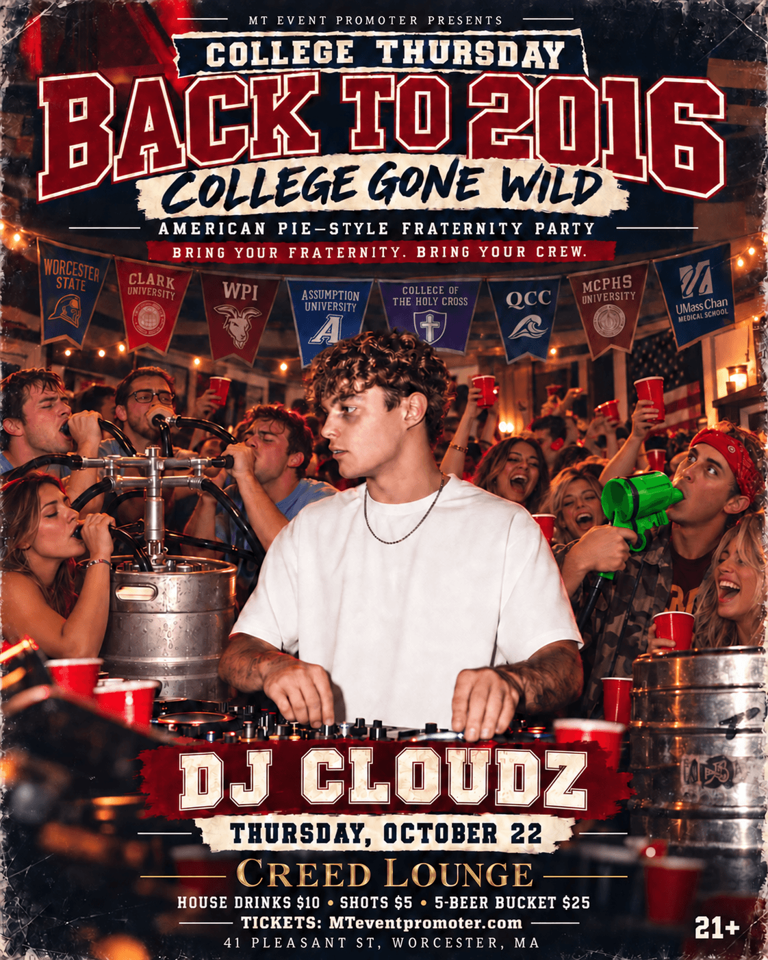 Flyer — Back To 2016 american pie Style (fraternity party)