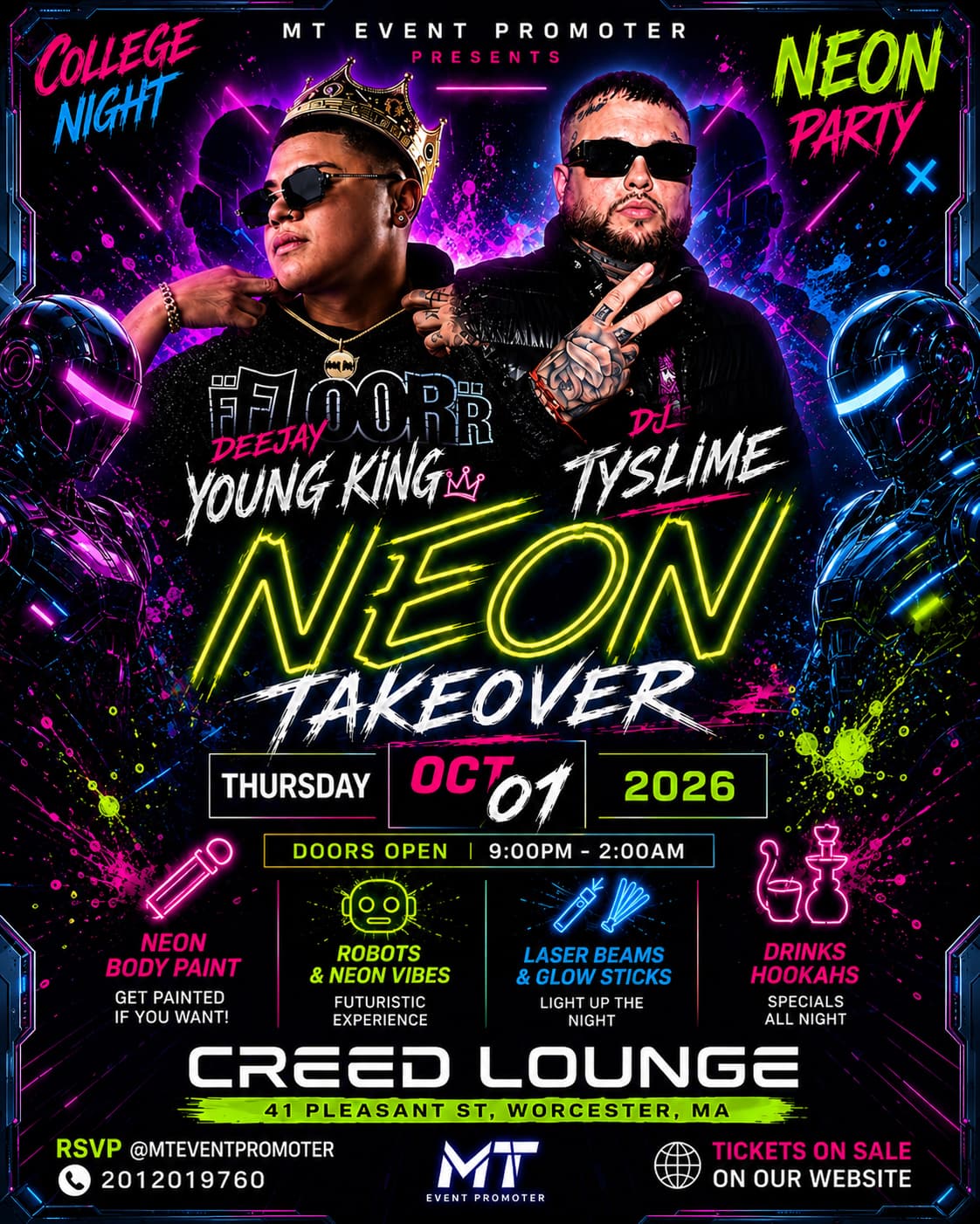 Flyer — Neon Takeover